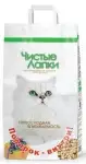 Чистые лапки наполнитель для кошек древесный
