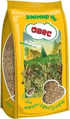ЗООМИР "Овес" Сухой корм для птиц и грызунов