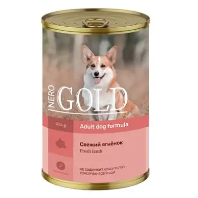 Nero Gold super premium консервы для собак "свежий ягненок", (lamb)