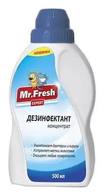 Mr.Fresh средство для уборки помещений, дезинфектант, концентрат