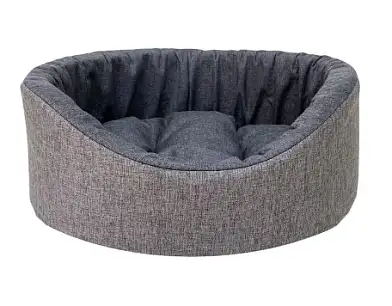 HOMEPET Жаккард Melange №1 лежак светло-серый для собак и кошек